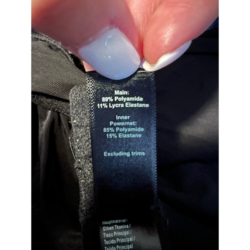 Panache Women's Halle Underwired Swimwear Tankini Top Black Size 34D - Picture 12 of 12